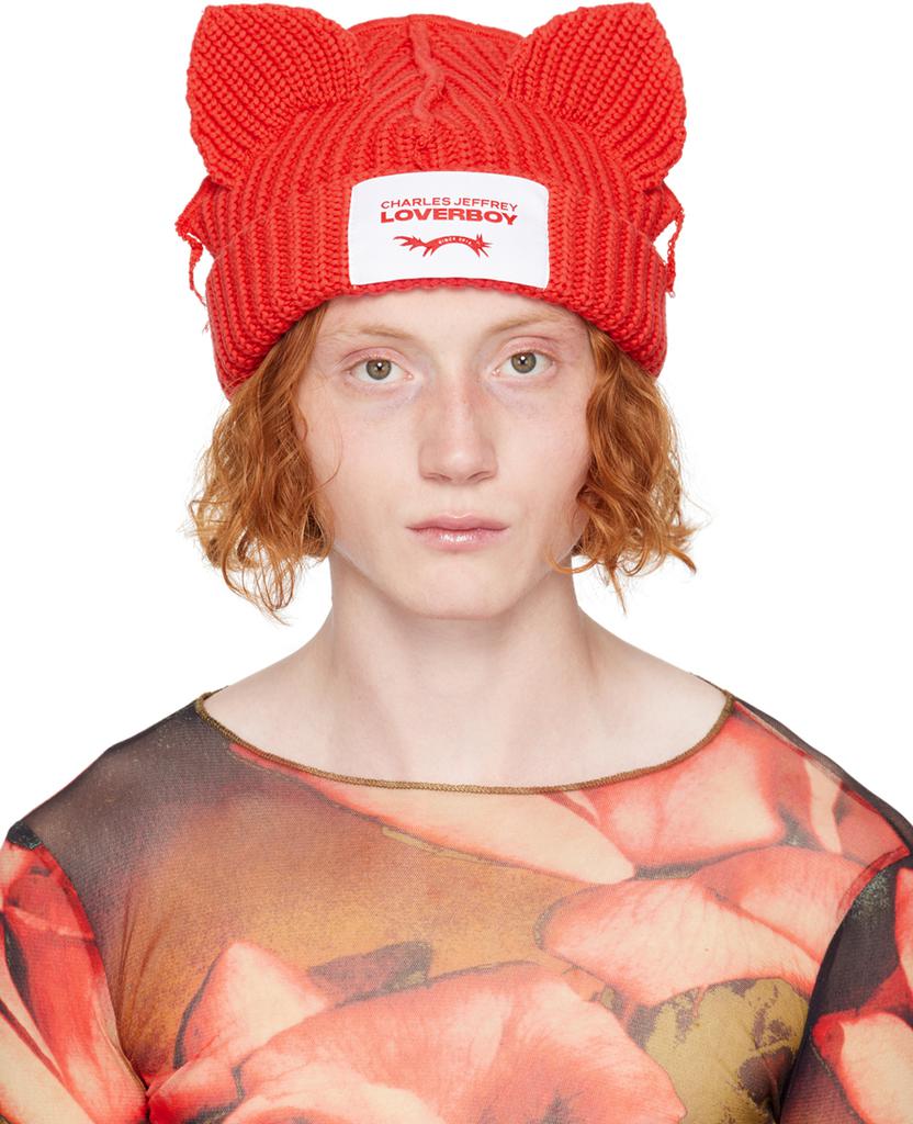 Charles Jeffrey Loverboyニット帽 Chunky Ears Charles Jeffrey Loverboy Chunky Ears Beanie Black / | eBay