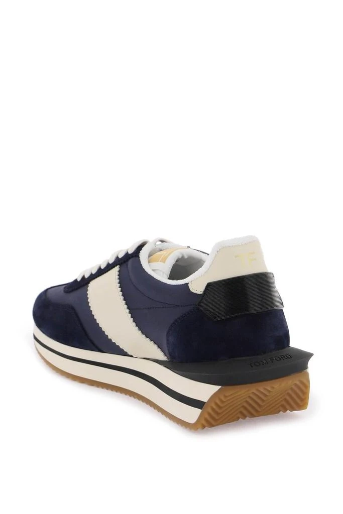 商品Tom Ford|Tom Ford Techno Canvas And Suede james Sneakers - Men,价格¥9795,第3张图片详细描述