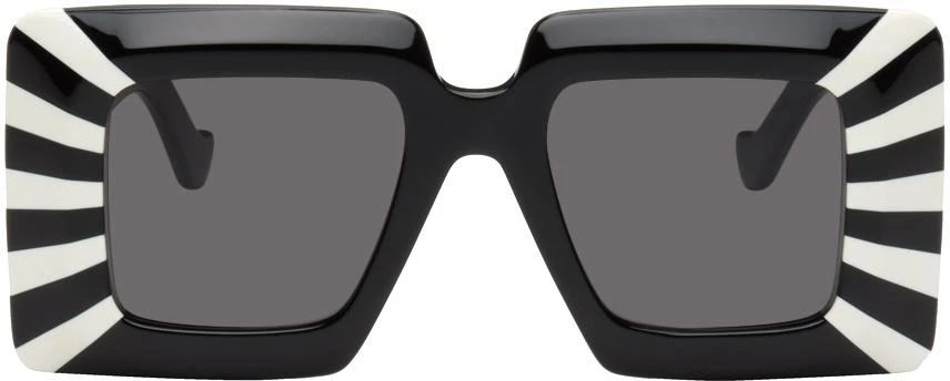 商品Loewe|Black Oversized Sunglasses,价格¥3321,第1张图片