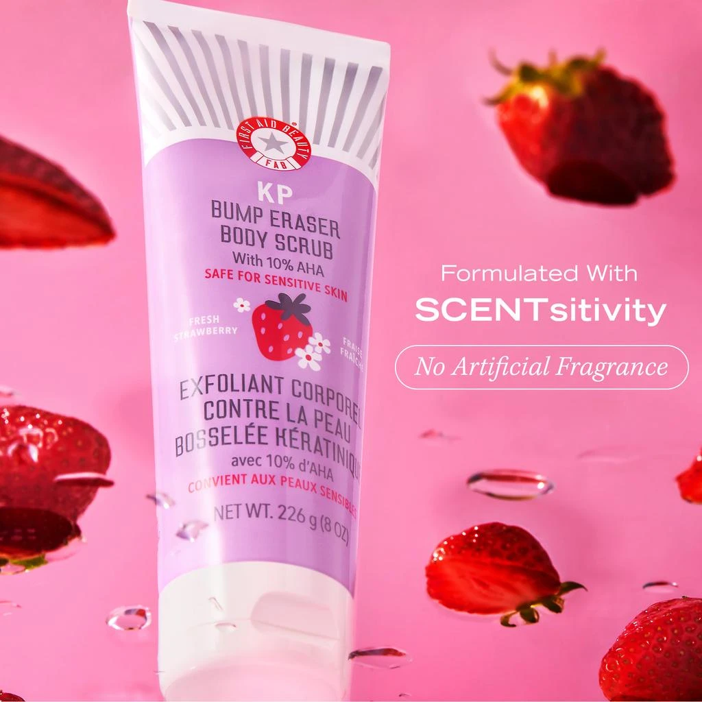 First Aid Beauty KP Bump Eraser Body Scrub with 10% AHA - Body Exfoliant for Keratosis Pilaris 56.7g 商品