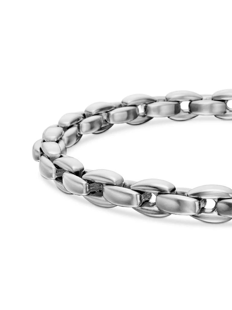 Elongated Box Chain Bracelet in Sterling Silver, 6MM 商品