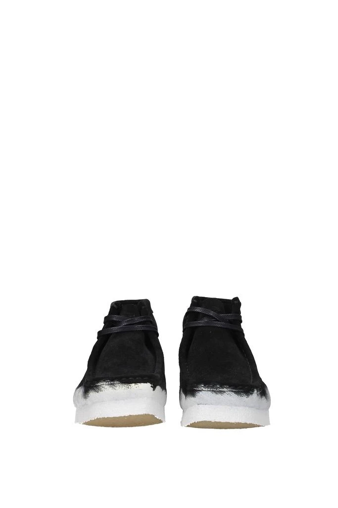 商品Clarks|Ankle Boot wallabee Suede Black White,价格¥889,第3张图片详细描述