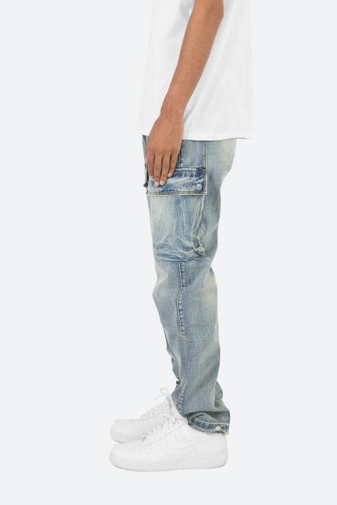 商品MNML|V216 Cargo Baggy Denim - Vintage Blue,价格¥410,第3张图片详细描述