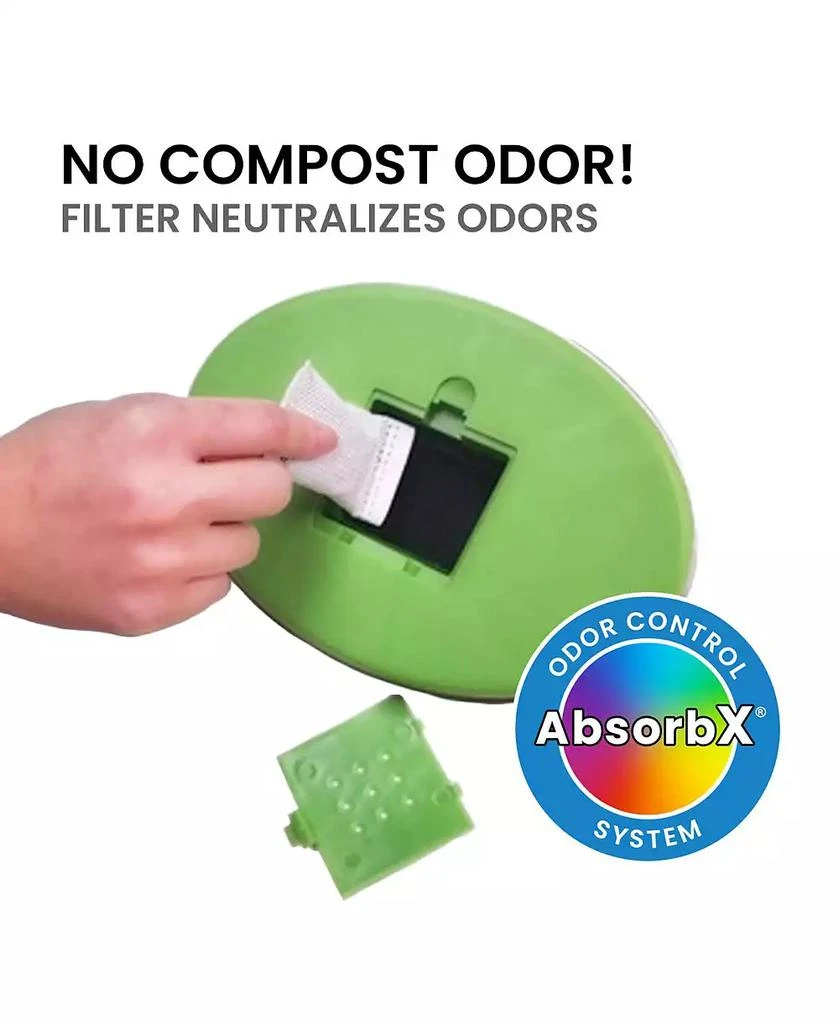 商品iTouchless|AbsorbX Natural Odor Filters for Trash Cans 3-Pack,价格¥226,第3张图片详细描述