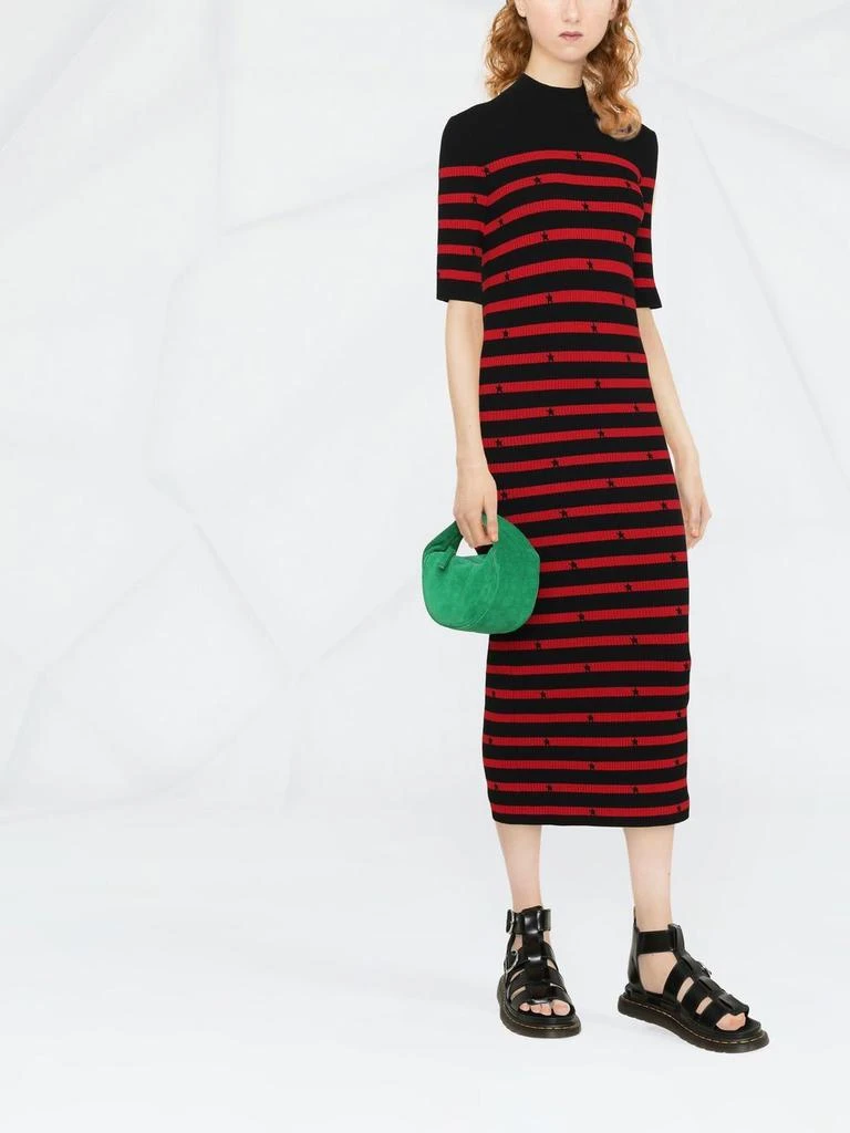 商品RED Valentino|RED VALENTINO Striped knitted dress,价格¥3754,第2张图片详细描述