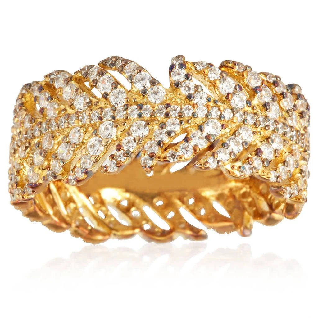 商品apm Monaco|APM Monaco Dreamcatcher Leaf Ring, Brand Size 54,价格¥394,第2张图片详细描述