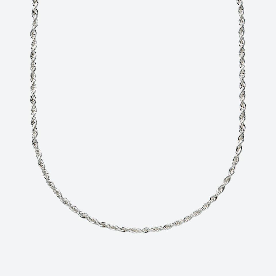 Crystal Haze Women's Rope Chain - 50cm - Silver商品第2张图片规格展示