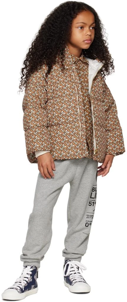 商品Burberry|Kids Orange Monogram Print Down Jacket,价格¥2279,第4张图片详细描述