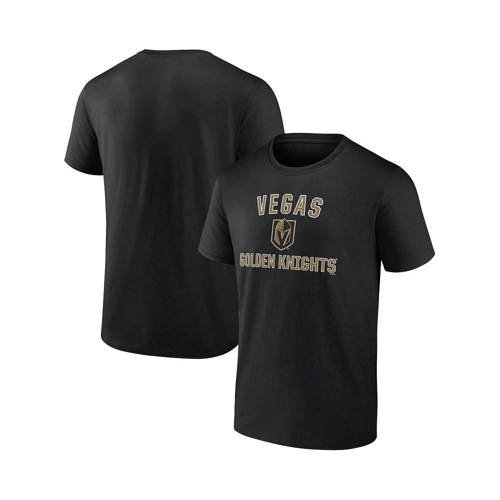 商品Fanatics|Men's Branded Black Vegas Golden Knights Special Edition 2.0 Wordmark T-shirt,价格¥167,第1张图片