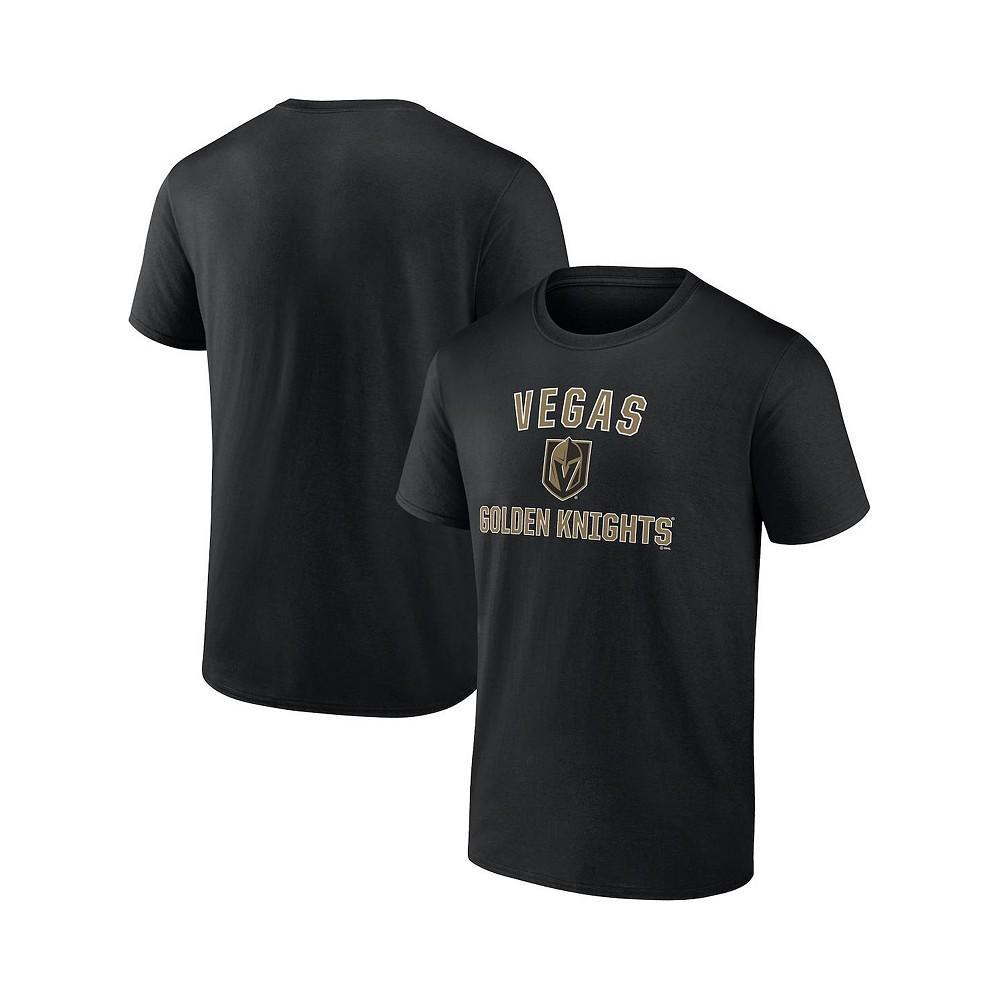 商品Fanatics|Men's Branded Black Vegas Golden Knights Special Edition 2.0 Wordmark T-shirt,价格¥216,第1张图片