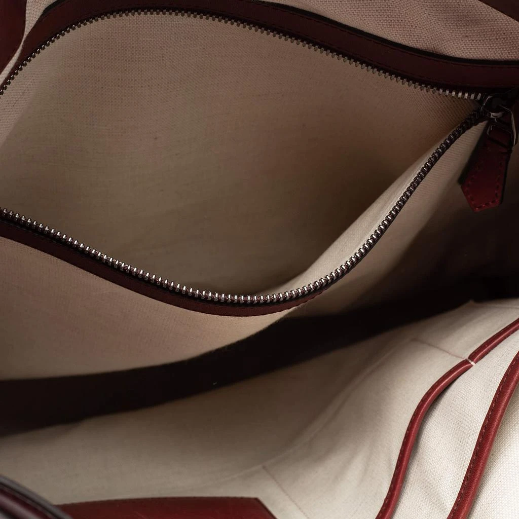 Bally Burgundy Leather Cloy Drawstring Bucket Bag 商品