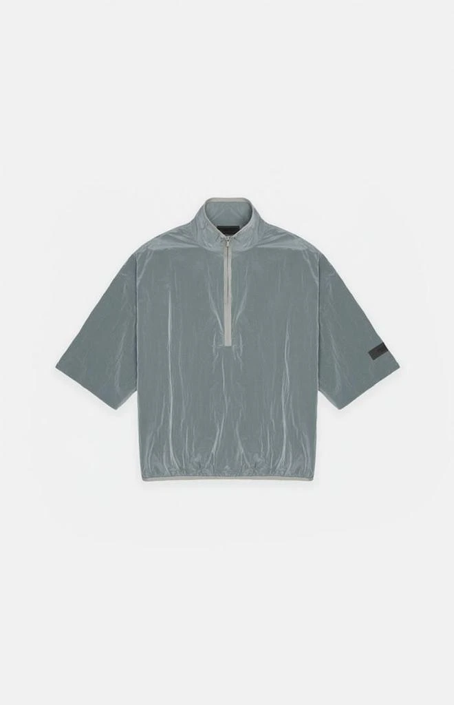 商品Essentials|Essentials Seal Crinkle Nylon Half Zip Mock Neck Shirt,价格¥719,第1张图片