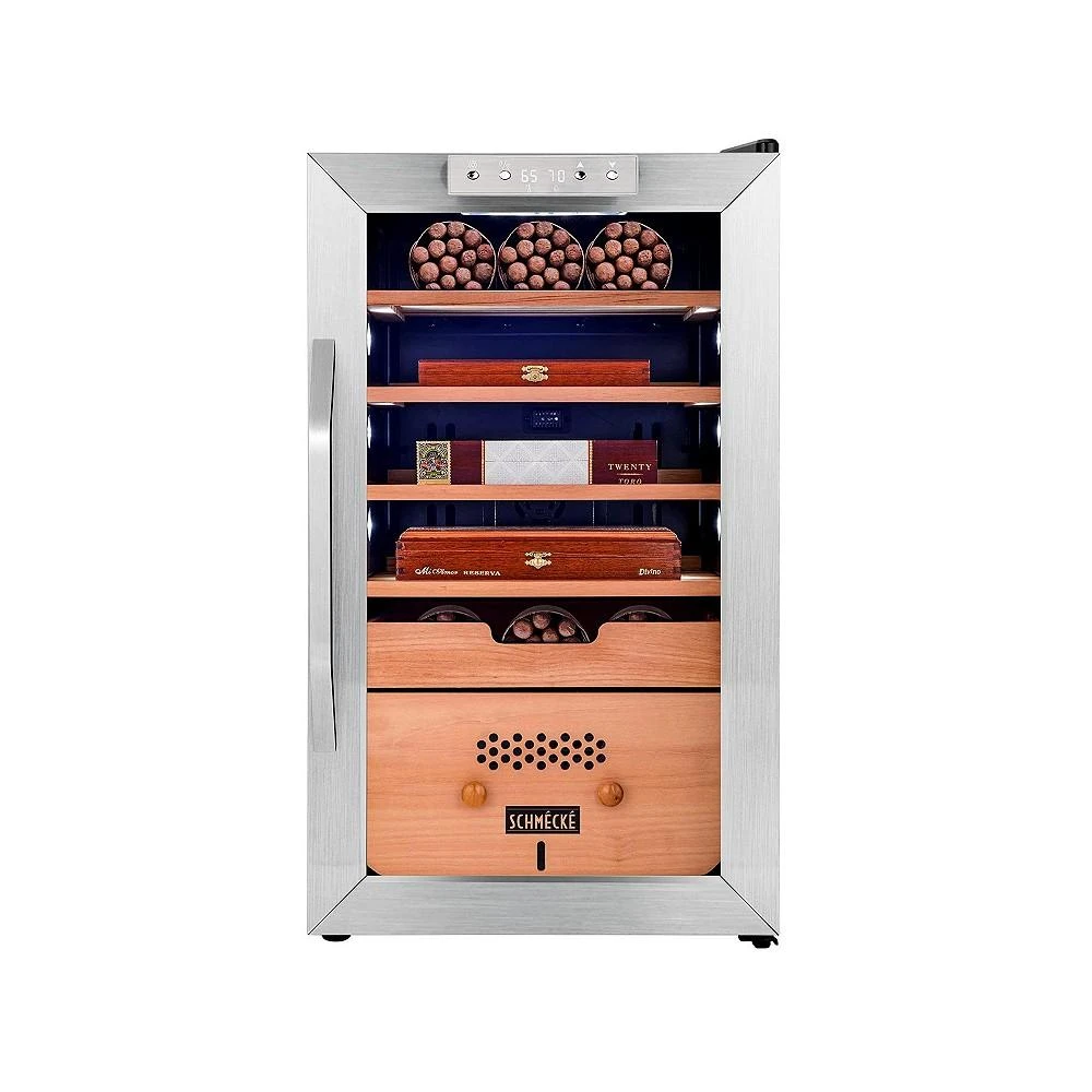 商品Schmecke|400 Cigar Humidor, Cigar Humidifier & Cigar Box W/Hygrometer,价格¥4093,第1张图片