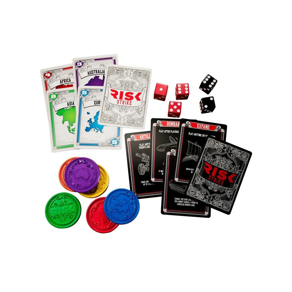 商品Hasbro|Risk Strike Cards and Dice Game,价格¥165,第3张图片详细描述