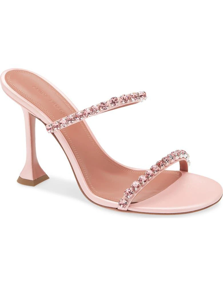 商品Amina Muaddi|Gigi Crystal Strap Sandal (Women),价格¥5738,第1张图片