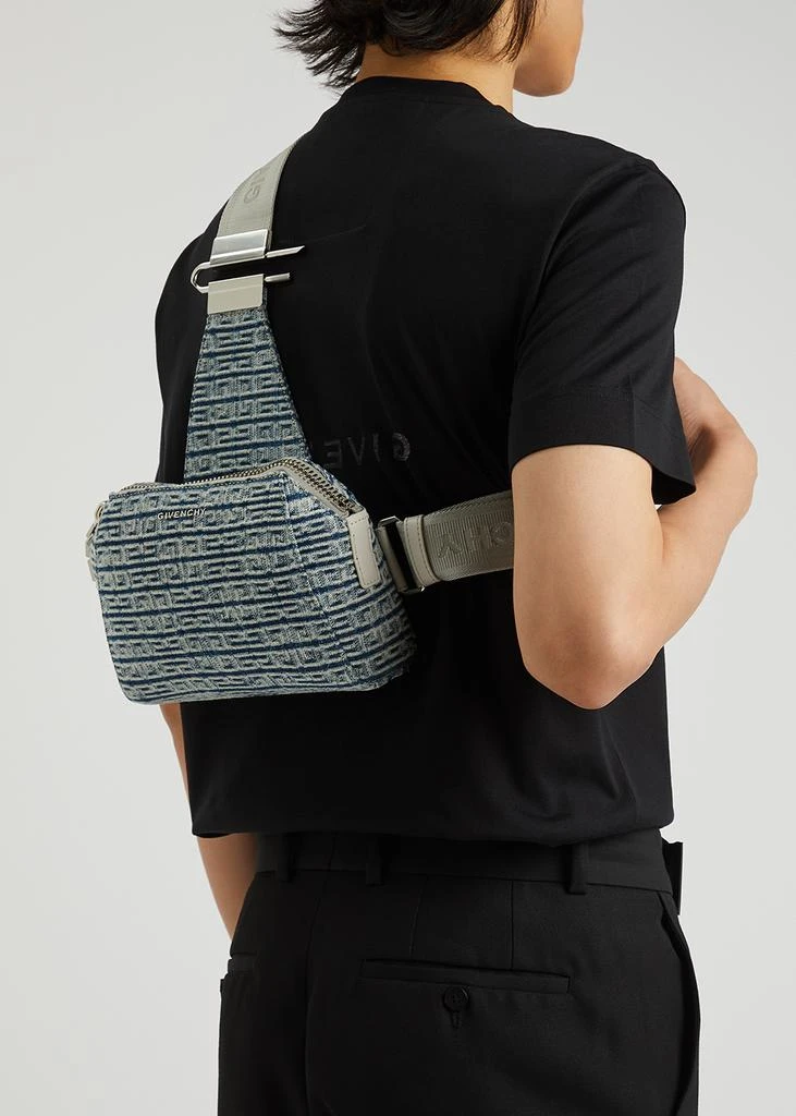 商品Givenchy|Essentiel U Antigona 4G blue denim cross-body bag,价格¥6065,第5张图片详细描述