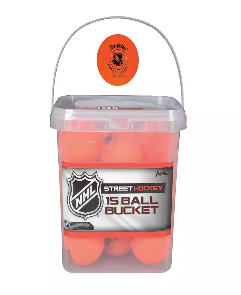 商品Franklin|Nhl Hi Density Street Hockey Ball Bucket,价格¥375,第1张图片