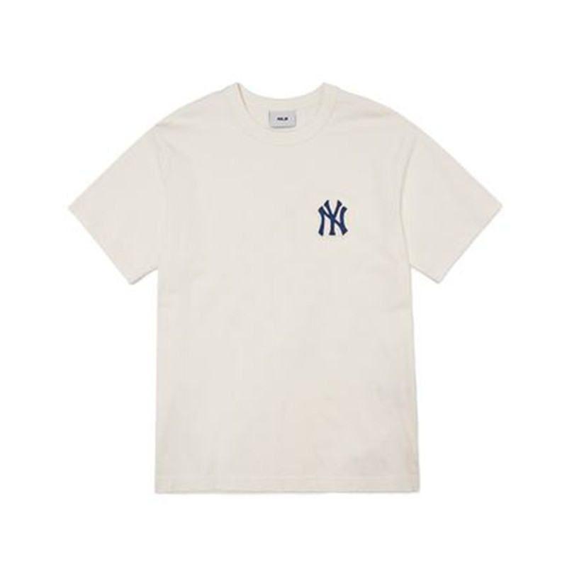 【韩国直购】MLB 22年春夏新款纽约洋基队 后背logo圆领短袖T恤 男女同款商品第1张图片规格展示
