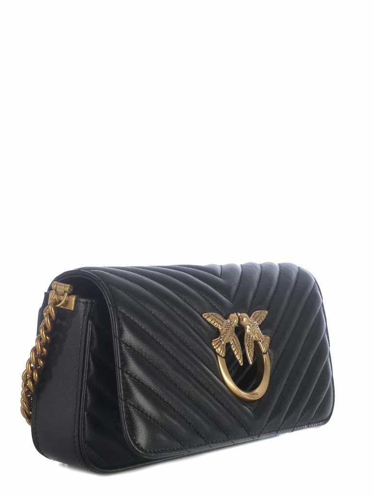 商品PINKO|Bag  love Click Baguette Chevron In Nappa Leather,价格¥1860,第4张图片详细描述