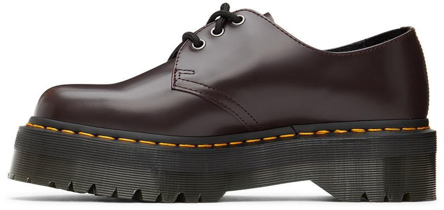 商品Dr. Martens|Burgundy 1461 Quad Derbys,价格¥1138,第5张图片详细描述