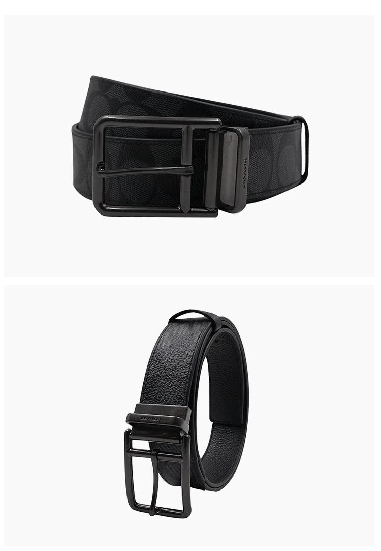 商品Coach|美国直邮 COACH 蔻驰 精选送礼款 男士3.8CM宽均码腰带 91288,价格¥1293,第10张图片详细描述