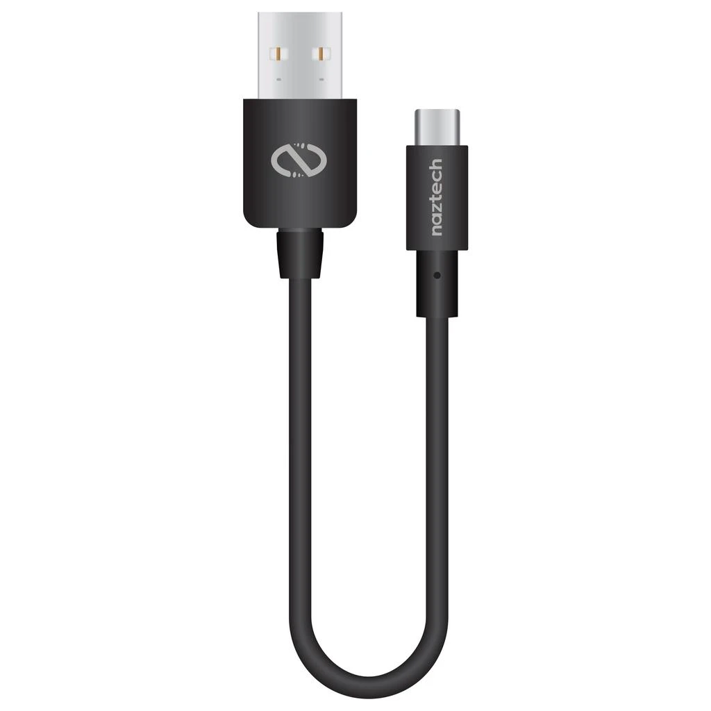 商品Naztech|USB-A to USB-C 2.0 Charge/Sync Cable 6in Black,价格¥151,第1张图片