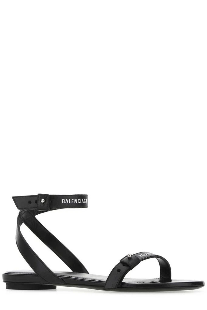 商品Balenciaga|Balenciaga Logo Printed Strap Ankle Sandals,价格¥4811,第2张图片详细描述