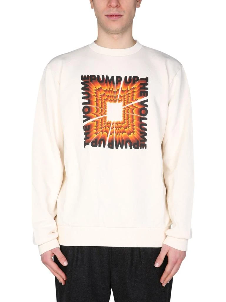 商品Marcelo Burlon|Marcelo Burlon County Of Milan Graphic Printed Sweatshirt,价格¥1344,第1张图片