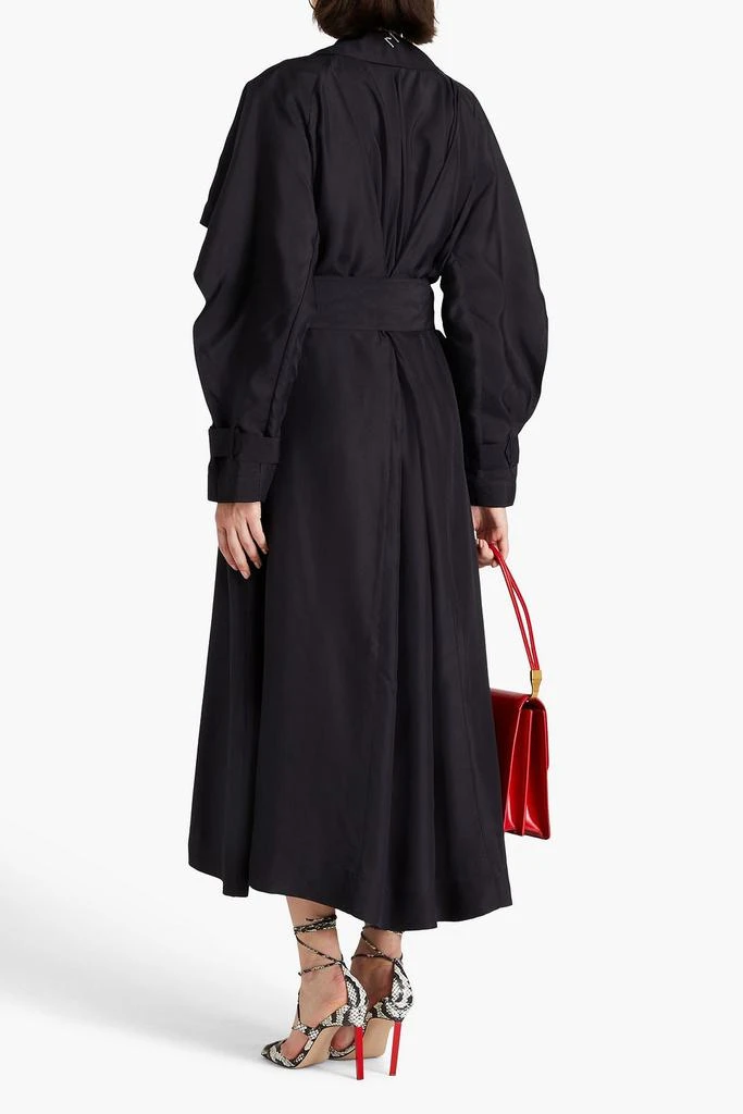 商品Victoria Beckham|Belted silk-habotai trench coat,价格¥3575,第3张图片详细描述