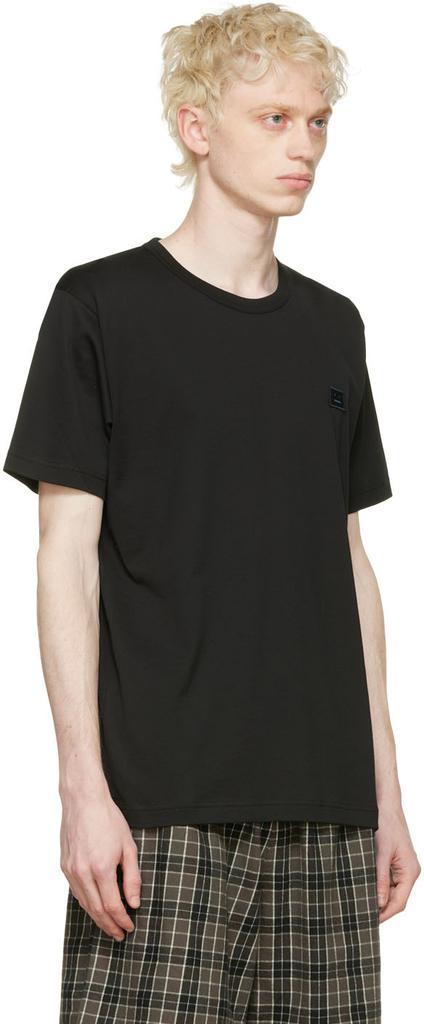 商品Acne Studios|Black Organic Cotton T-Shirt,价格¥684,第4张图片详细描述