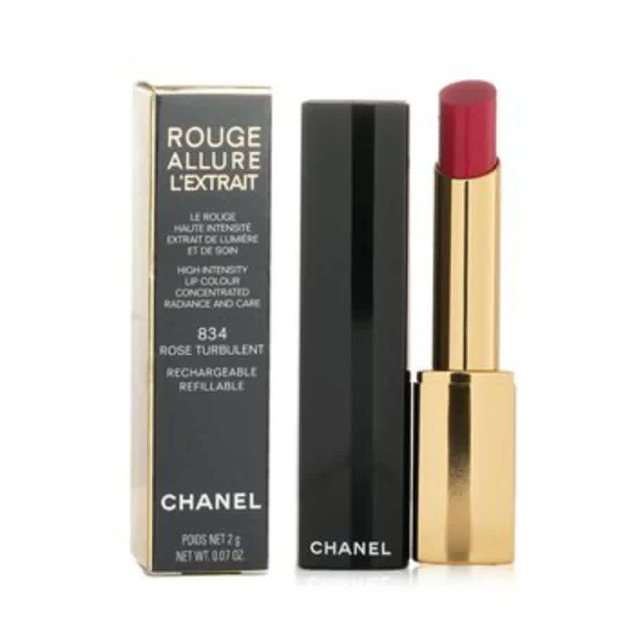 商品Chanel|Ladies Rouge Allure L’extrait Lipstick 0.07 oz # 834 Rose Turbulent Makeup 3145891638349,价格¥457,第2张图片详细描述