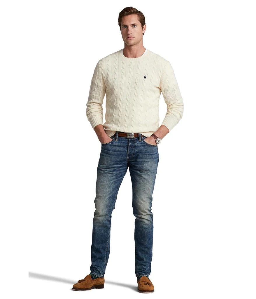 商品Ralph Lauren|Wool-Cashmere Cable-Knit Sweater,价格¥746,第4张图片详细描述