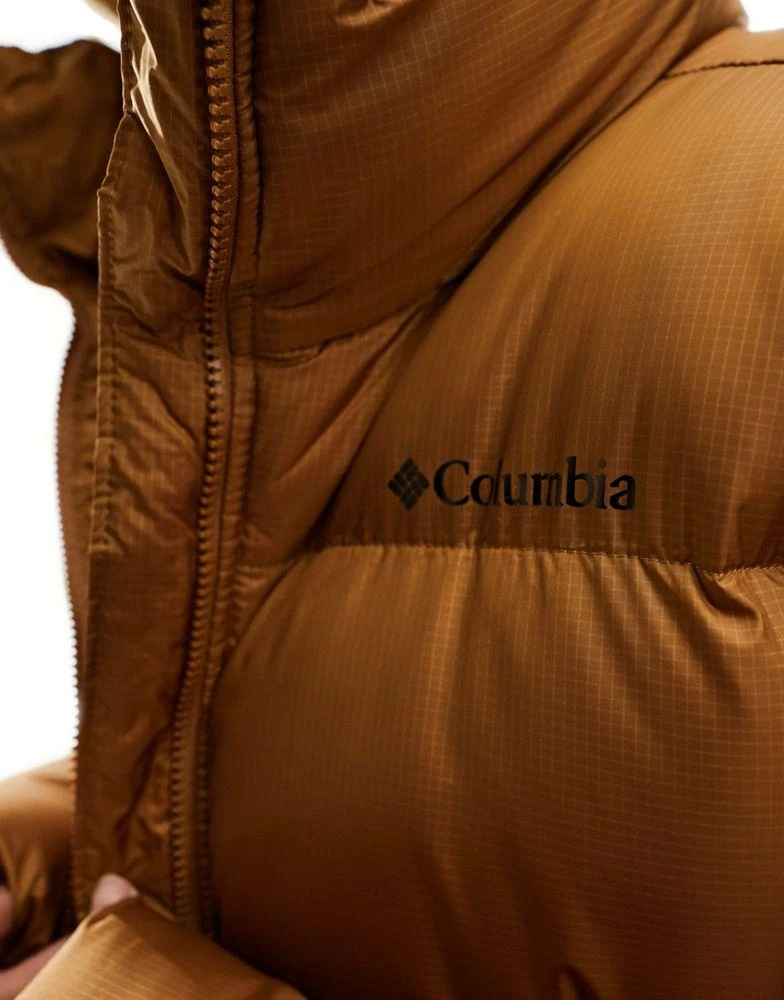 商品Columbia|Columbia Puffect Surplus puffer coat in brown Exclusive to ASOS,价格¥1020,第2张图片详细描述