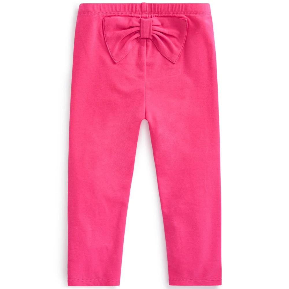 商品First Impressions|Baby Girls Back Bow Leggings, Created for Macy's,价格¥37,第2张图片详细描述