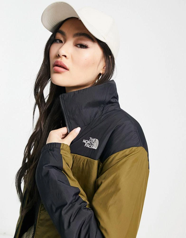 商品The North Face|The North Face Gosei puffer jacket in khaki and black Exclusive at ASOS,价格¥764,第4张图片详细描述