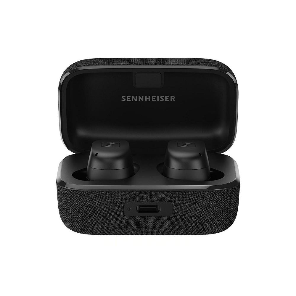 MOMENTUM True Wireless 3 Earbuds -Bluetooth In-Ear Headphones for Music & Calls with Adaptive Noise Cancellation, IPX4, Qi charging, 28-hour Battery Life,Black商品第1张图片规格展示