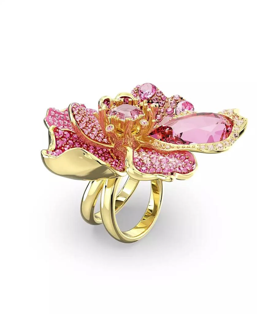 商品Swarovski|Crystal Flower Pink Florere Cocktail Ring,价格¥3738,第2张图片详细描述