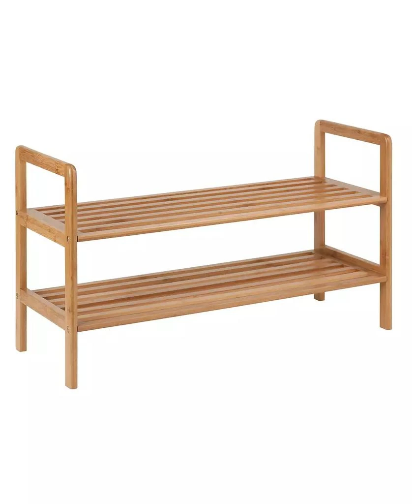 商品Honey Can Do|2-Tier Bamboo Shoe Rack,价格¥597,第1张图片