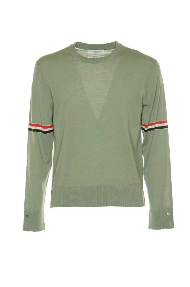 商品Thom Browne|Thom Browne Striped Crewneck Jumper,价格¥3785,第1张图片