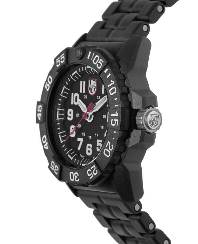 商品Luminox|Luminox Navy Seal Black Dial Black Stainless Steel Men&apos;s Watch XS.3502.L,价格¥2209,第3张图片详细描述