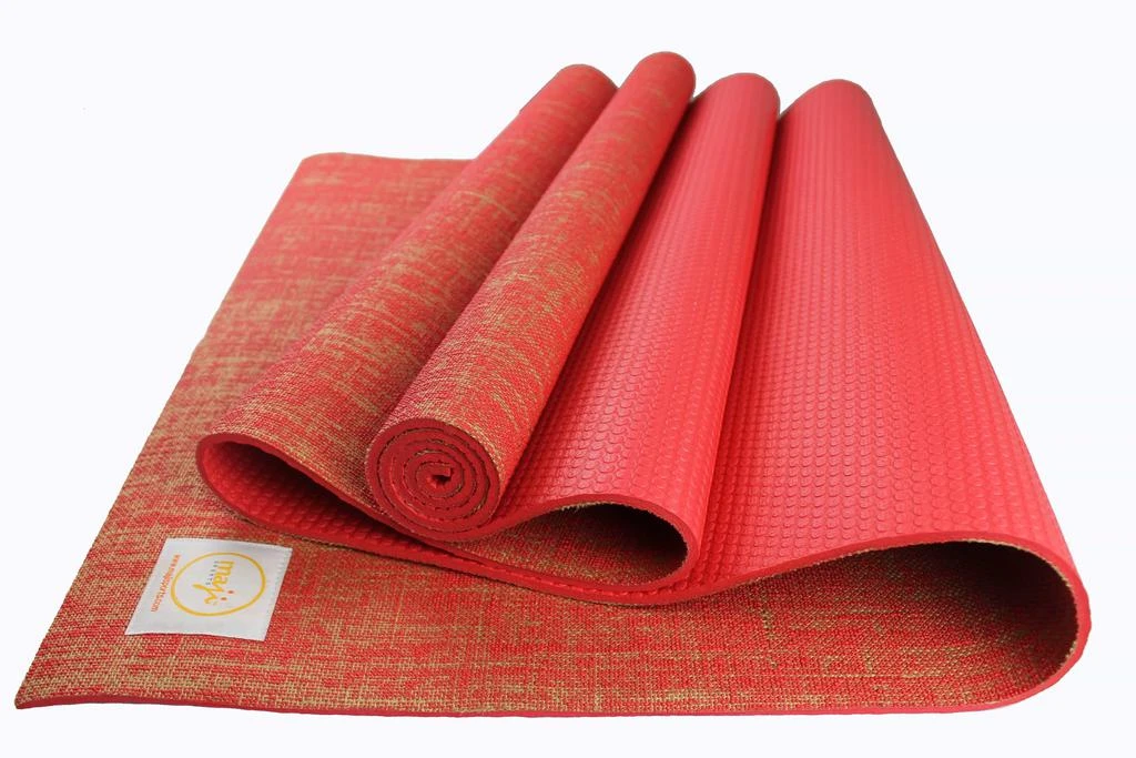 商品Maji Sports|Jute Premium ECO Fitness, pilates, Yoga Mat + Foot Massager - 7.5 X 17.5 cm,价格¥540,第1张图片