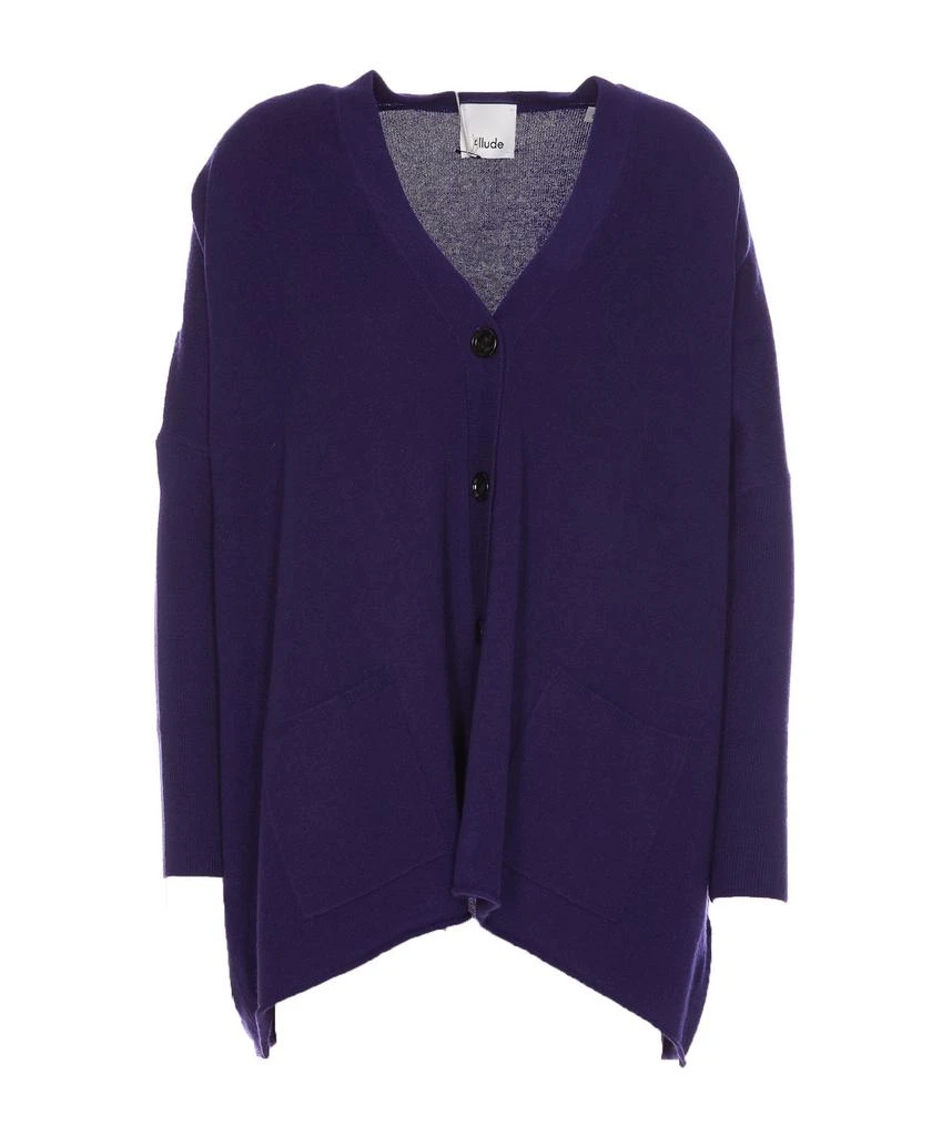 商品Allude|Allude V-Neck Drop Shoulder Cardigan,价格¥1490,第1张图片