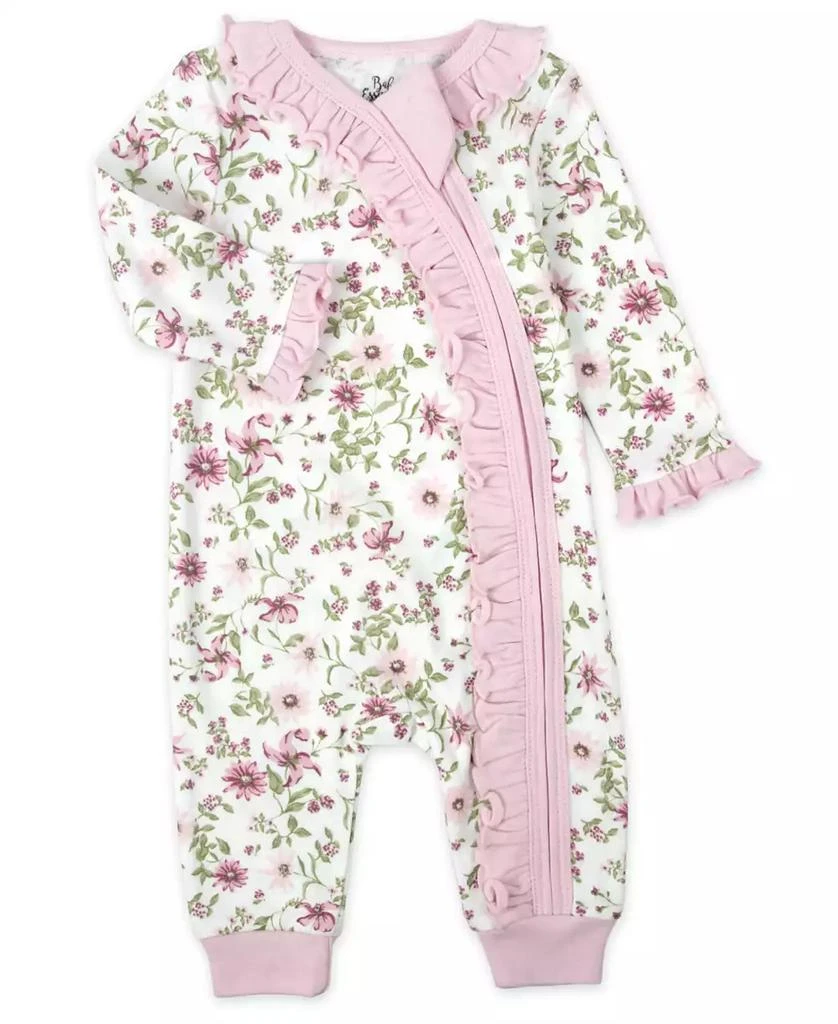 商品Baby Essentials|Baby Girls 4-Piece Coverall, Blanket, Socks and Headband Set,价格¥206,第2张图片详细描述