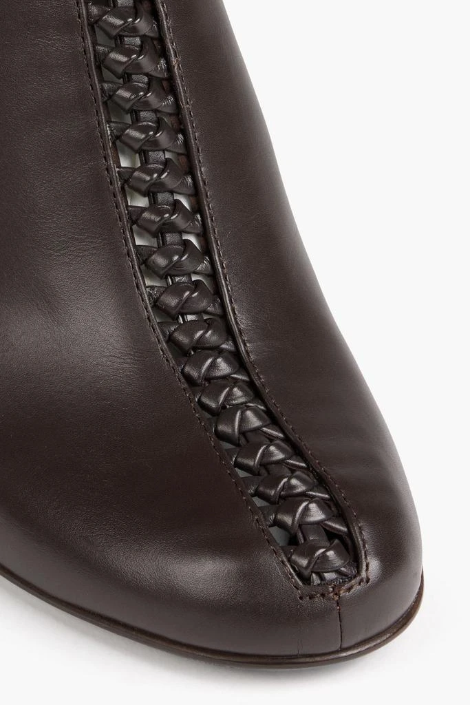 商品Salvatore Ferragamo|Joy knotted leather ankle boots,价格¥5092,第4张图片详细描述