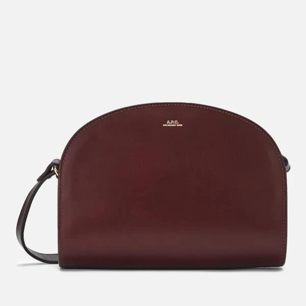 商品A.P.C.|A.P.C. Women's Demi-Lune Cross Body Bag - Red,价格¥3154,第1张图片