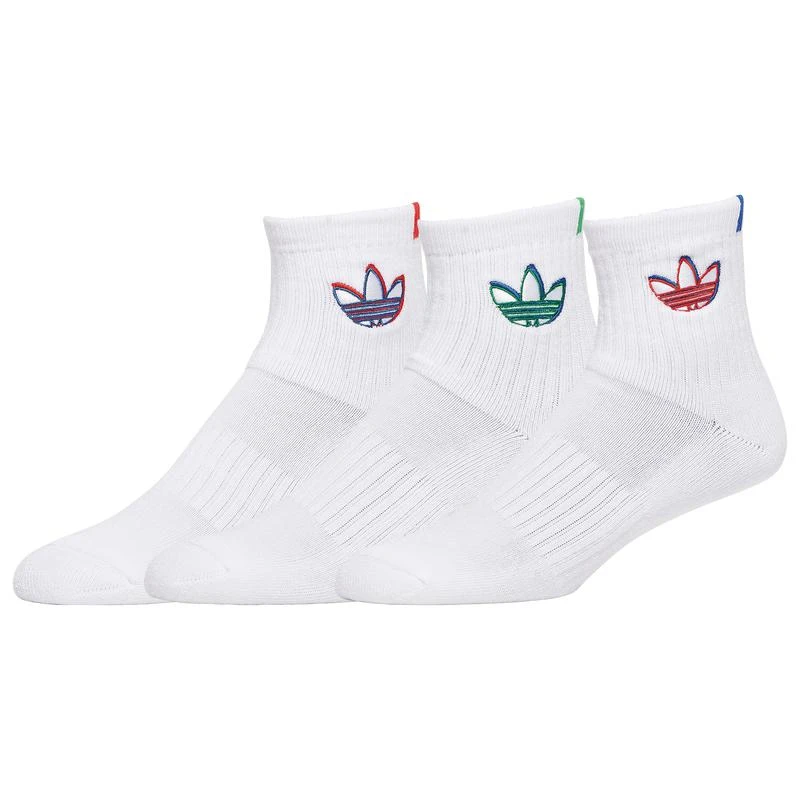 商品Adidas|adidas Originals 3pk Quarter Socks - Men's,价格¥75,第1张图片