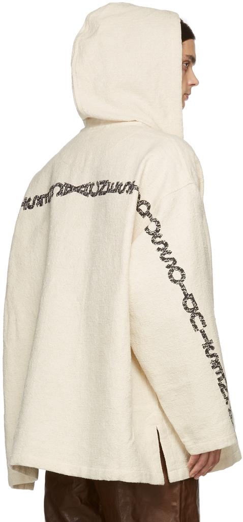 Beige Tweed Hooded Jacket商品第3张图片规格展示