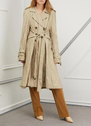 商品JW Anderson|Crinkle trench coat,价格¥4651,第2张图片详细描述