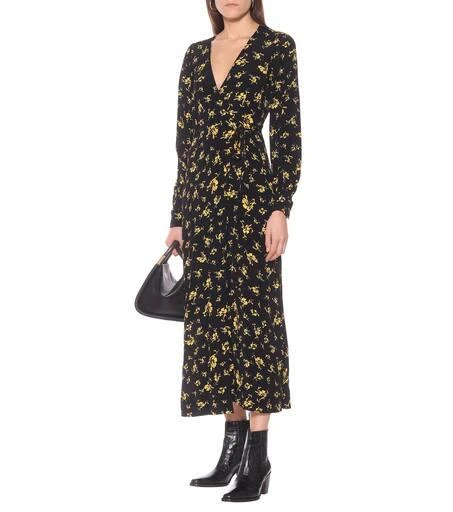 商品Ganni|Floral crêpe maxi dress,价格¥889,第2张图片详细描述
