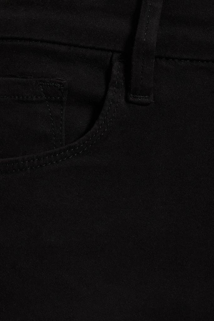 商品FRAME|Le Crop Mini Boot washed low-rise kick flare jeans,价格¥855,第4张图片详细描述